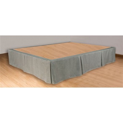 Jednobarevná dekorace sukně postele